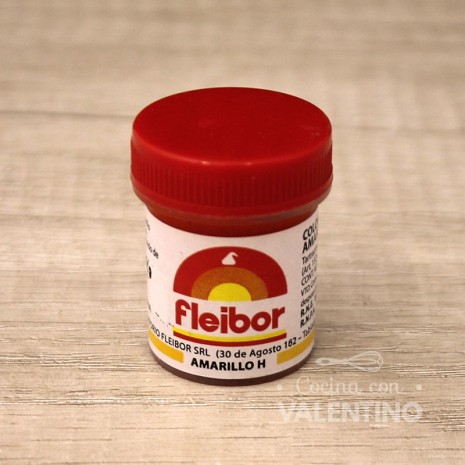 Colorante Pasta Fleibor Amarillo H - 15 Grs