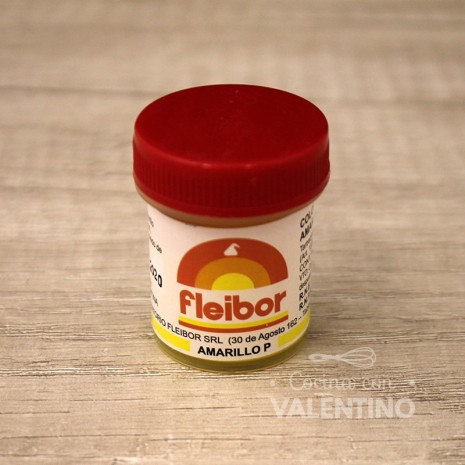 Colorante en Pasta Fleibor Amarillo P - 15Grs