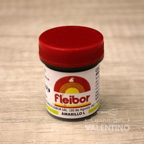 Colorante en Pasta Fleibor Amarillo L - 15Grs