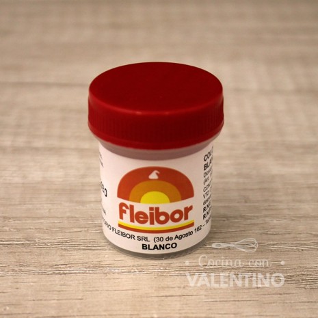 Colorante en Pasta Fleibor Blanco - 15Grs