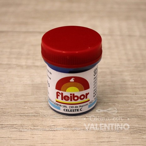 Colorante Pasta Fleibor Celeste C - 15 Grs