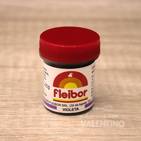 Colorante Pasta Fleibor Violeta - 15 Grs