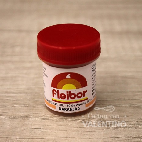 Colorante Pasta Fleibor Naranja S - 15 Grs