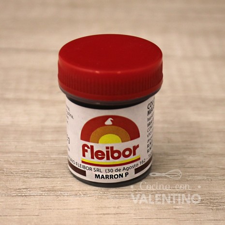 Colorante en Pasta Fleibor Marron P - 15Grs