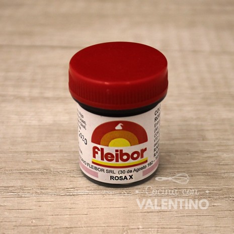 Colorante en Pasta Fleibor Rosa X - 15Grs