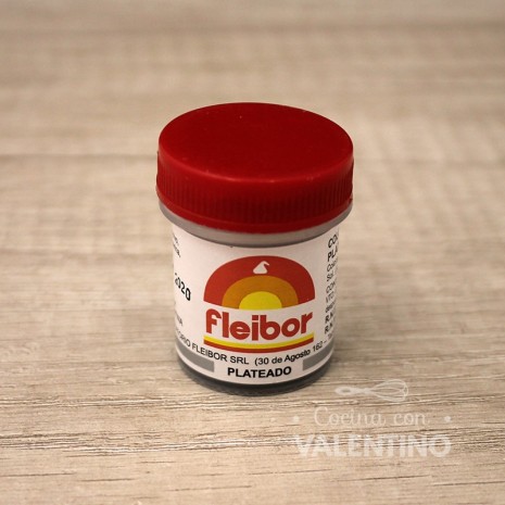 Colorante en Pasta Fleibor Plateado - 15Grs