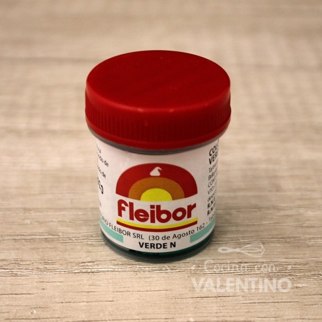 Colorante Pasta Fleibor Verde N - 15 Grs