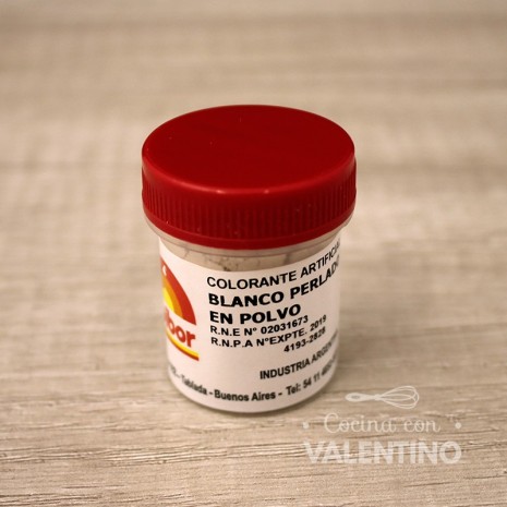 Colorante en Polvo Fleibor Blanco Perlado - 5 Grs