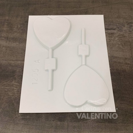 Placa Plastichok Chupetin Corazon x2 1205A