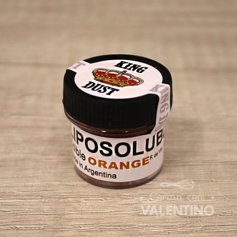 Colorante Polvo Liposoluble King Dust Orange - 4 Grs
