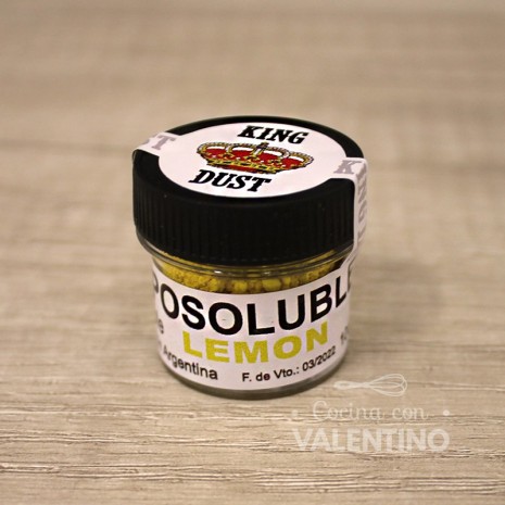 Colorante en Polvo Liposoluble King Dust Lemon - 4Grs