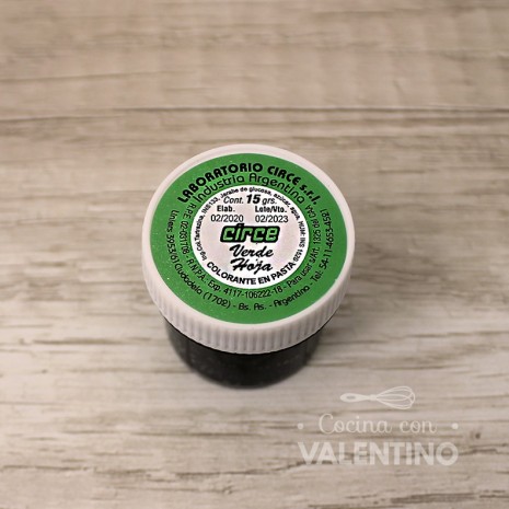 Colorante Pasta Circe Verde Hoja - 15 Grs