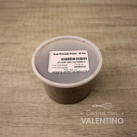 Nuez Moscada Molida - 50 Grs