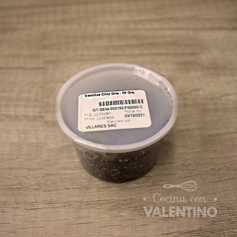 Semillas Chia Gris - 50 Grs
