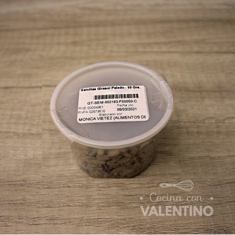 Semillas Girasol Pelado - 50 Grs