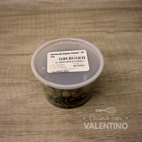 Semillas Zapallo Pelada - 50 Grs