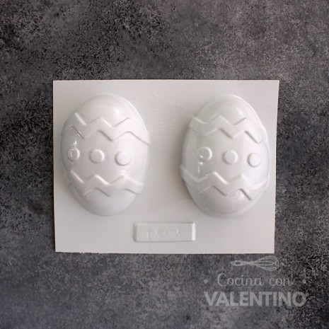 Placa Plastichok Huevo de Pascua x2 con Forma 1303A