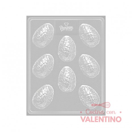 Placa Parpen Huevitos Craquelados x8 PA06