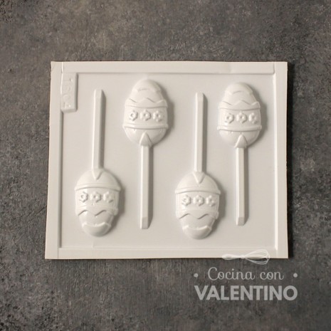 Placa Plastichok Chupetines Pascuas x4 1604A