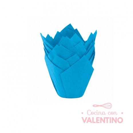 Tulipa Moldpack Celeste - Pack 50 Un.