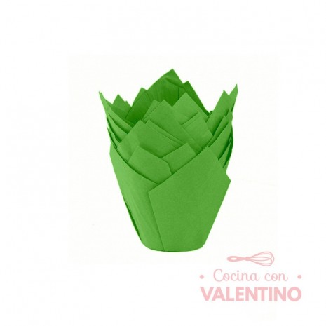 Tulipa Moldpack Verde - Pack 50 Un.