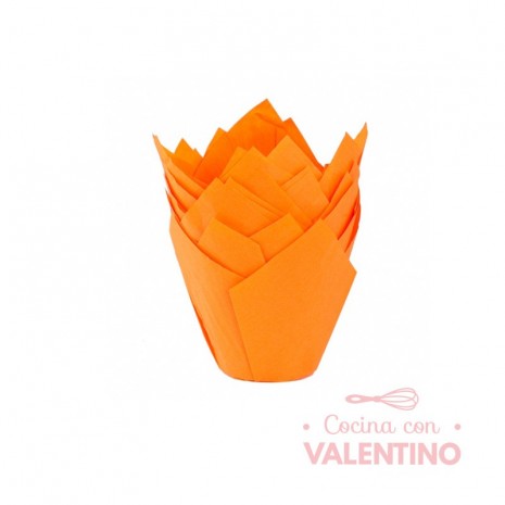 Tulipa Moldpack Naranja - Pack 50 Un.