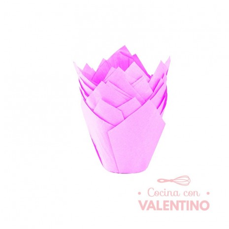 Tulipa Moldpack Rosa - Pack 50 Un.