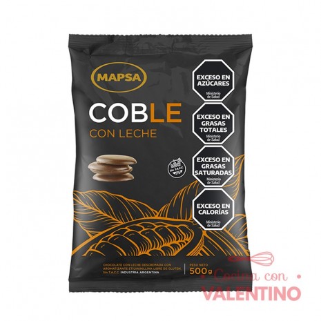 Chocolate Cobertura Mapsa COBLE Leche - 500 Grs