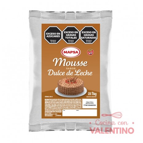 Mousse Mapsa Dulce de Leche - 1 Kg