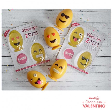 Set Placas Huevos Emojis N1 Parpen