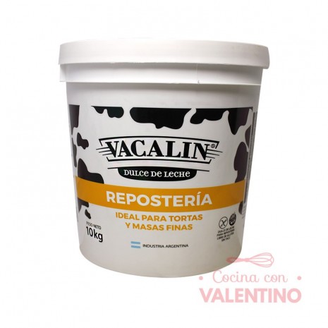 Dulce de Leche Repostero Vacalin Envase Plastico x 10Kg