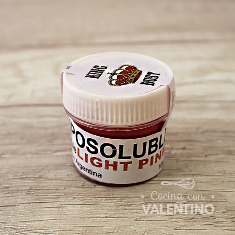 Colorante Polvo Liposoluble King Dust Light Pink - 4 Grs