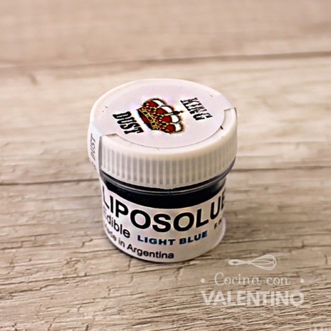 Colorante Polvo Liposoluble King Dust Light Blue - 4 Grs