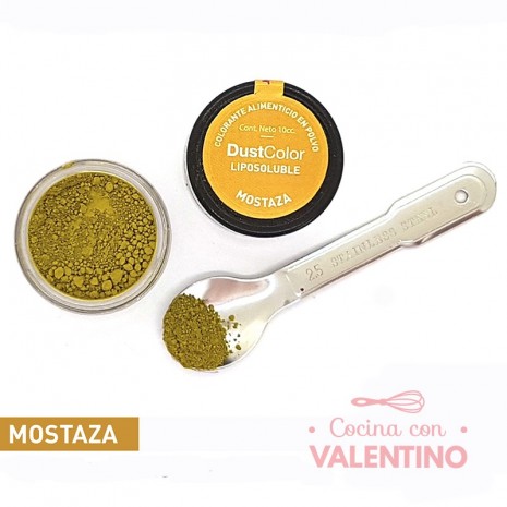 Colorante en Polvo Dust Color Liposoluble Mostaza - 8Grs