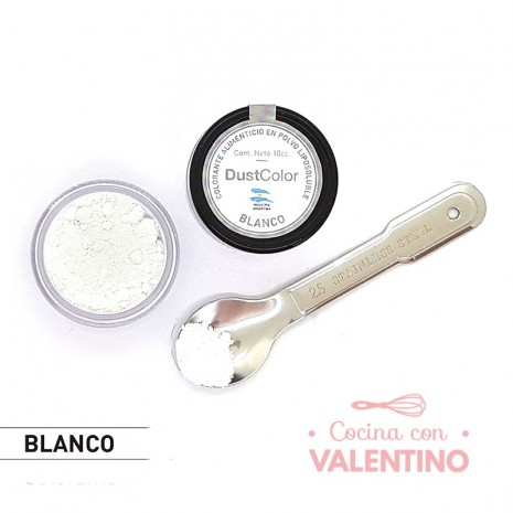 Colorante En Polvo Dust Color Liposoluble Blanco - 8Grs