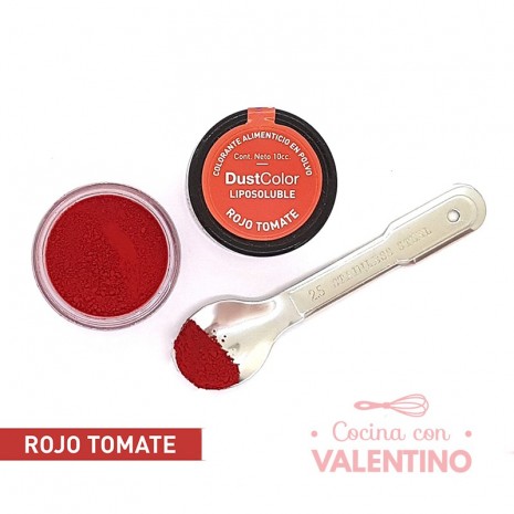 Colorante En Polvo Dust Color Liposoluble Rojo Tomate - 8Grs