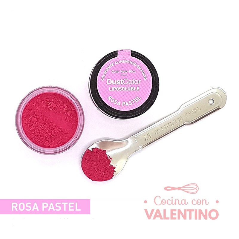 Colorante Hidrosoluble - Rosa Suave - Dust Color - Hornos y Pasteles