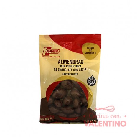 Almendras con Chocolate Leche Argenfrut - 120 Grs