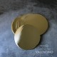 Disco Carton Alprin Dorado 22 Cm - 10 Un