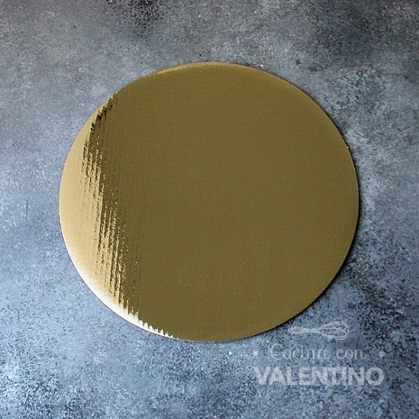 Disco Carton Alprin Dorado 24 Cm - 1 Un