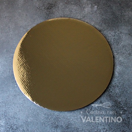 Disco Carton Alprin Dorado 26 Cm - 1 Un