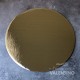 Disco Carton Alprin Dorado 32 Cm - 1 Un