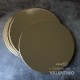 Disco Carton Alprin Dorado 32 Cm - 10 Un
