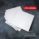 Base Cuadrada Carton Alprin Blanco 20x20 - 80 Un