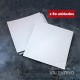 Base Cuadrada Carton Alprin Blanco 25x25 - 80 Un