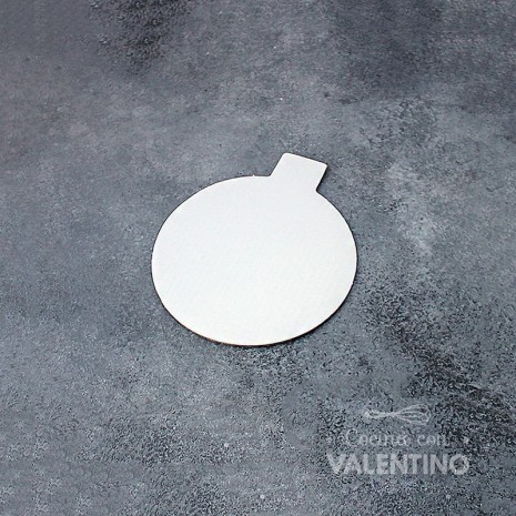 Disco Carton Pestaña Alprin Blanco 12 Cm - 1 Un