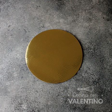 Disco Carton Alprin Dorado 16 Cm - 1 Un