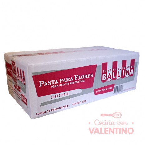 Pasta Para Flores Ballina - 500 Grs - Pack 20 Un.