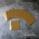 Base Cuadrada Carton Alprin Dorado 12x12 - 10 Un