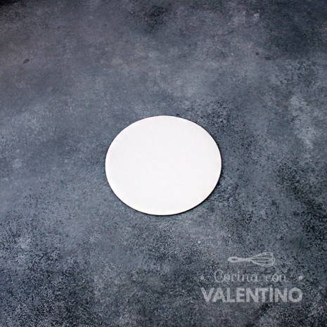 Disco Carton Alprin Blanco 12 Cm - 1 Un